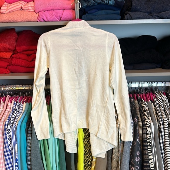 The Limited ivory long sleeve open front cardigan size XS NWT - Picture 3 of 3